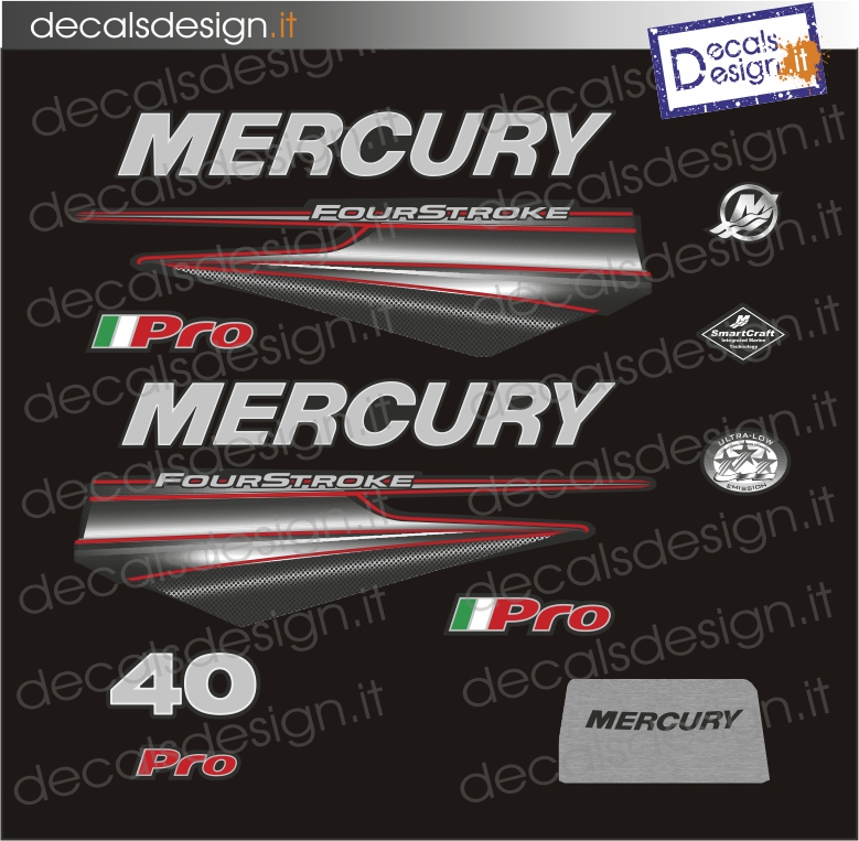 mercurio adhesivo 40 CV profesional 2018