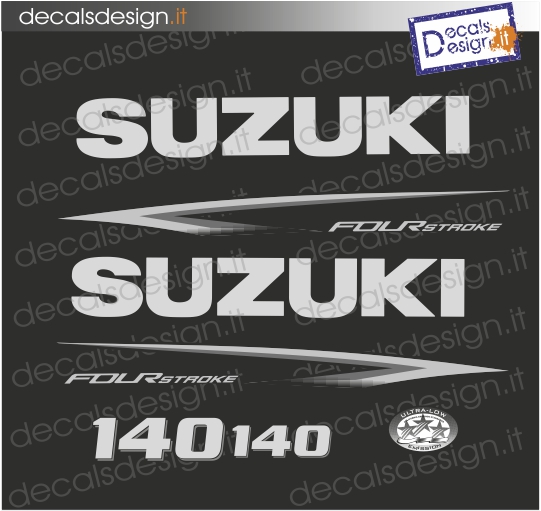 gráficos de la etiqueta engomada de suzuki 140 df 2021 vista previa del listado