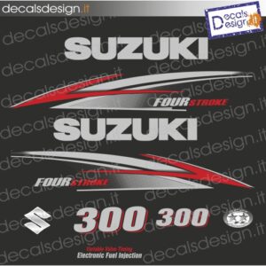 ADESIVI MOTORE MARINO SUZUKI 300 CV FOUR STROKE