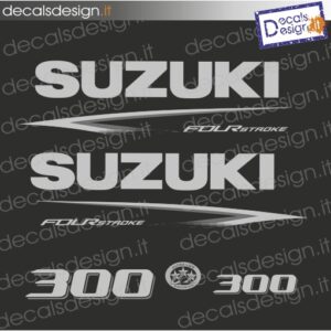 ADESIVI MOTORE MARINO SUZUKI 300 CV FOUR STROKE 2022